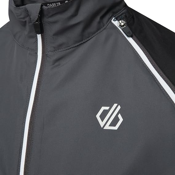 Dare 2b Mens Oxidate Windshell Jacket (S) (Black/Ebony)
