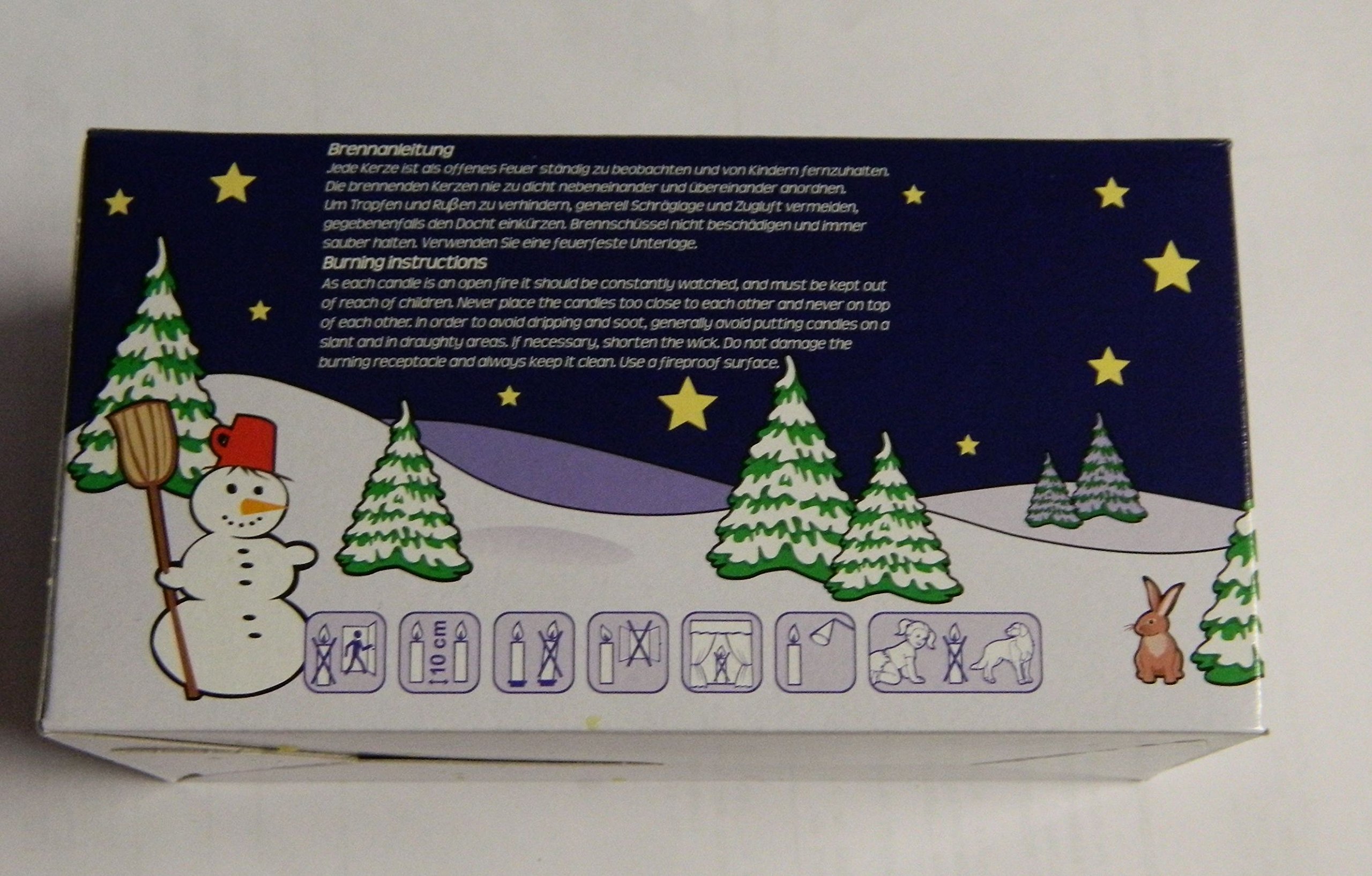 Bougies 14 Mm Pour Pyramides 24 Pièces, Rouge