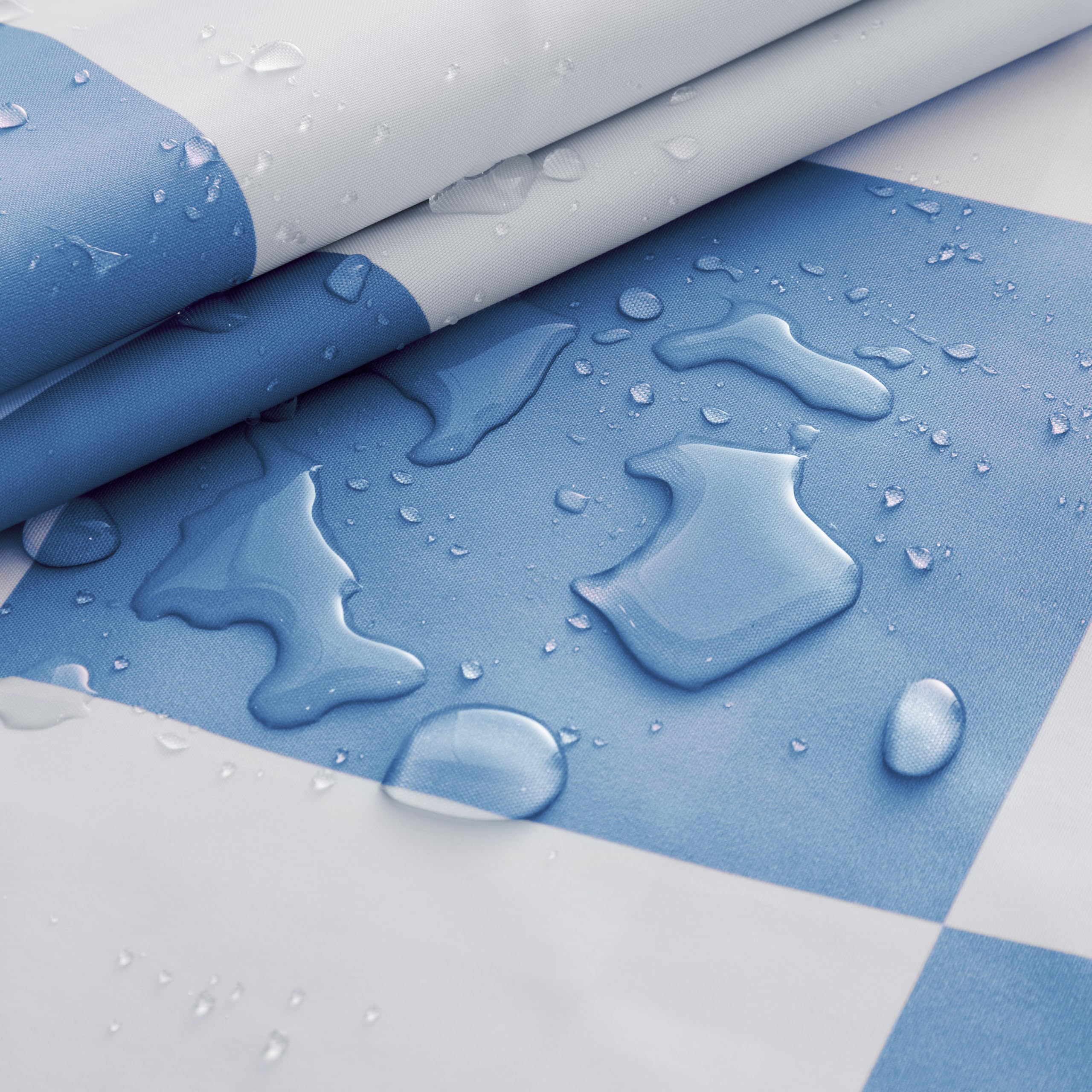 MIULEE Rideaux à Rayures Verticales Bleu Classiques Pour Salon, Rideaux