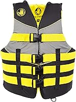 Body Glove Method Unisex USCG Type III PFD Life Vest - Lightweight Nylon, Quick-Release Buckles, Oversized Arm Holes