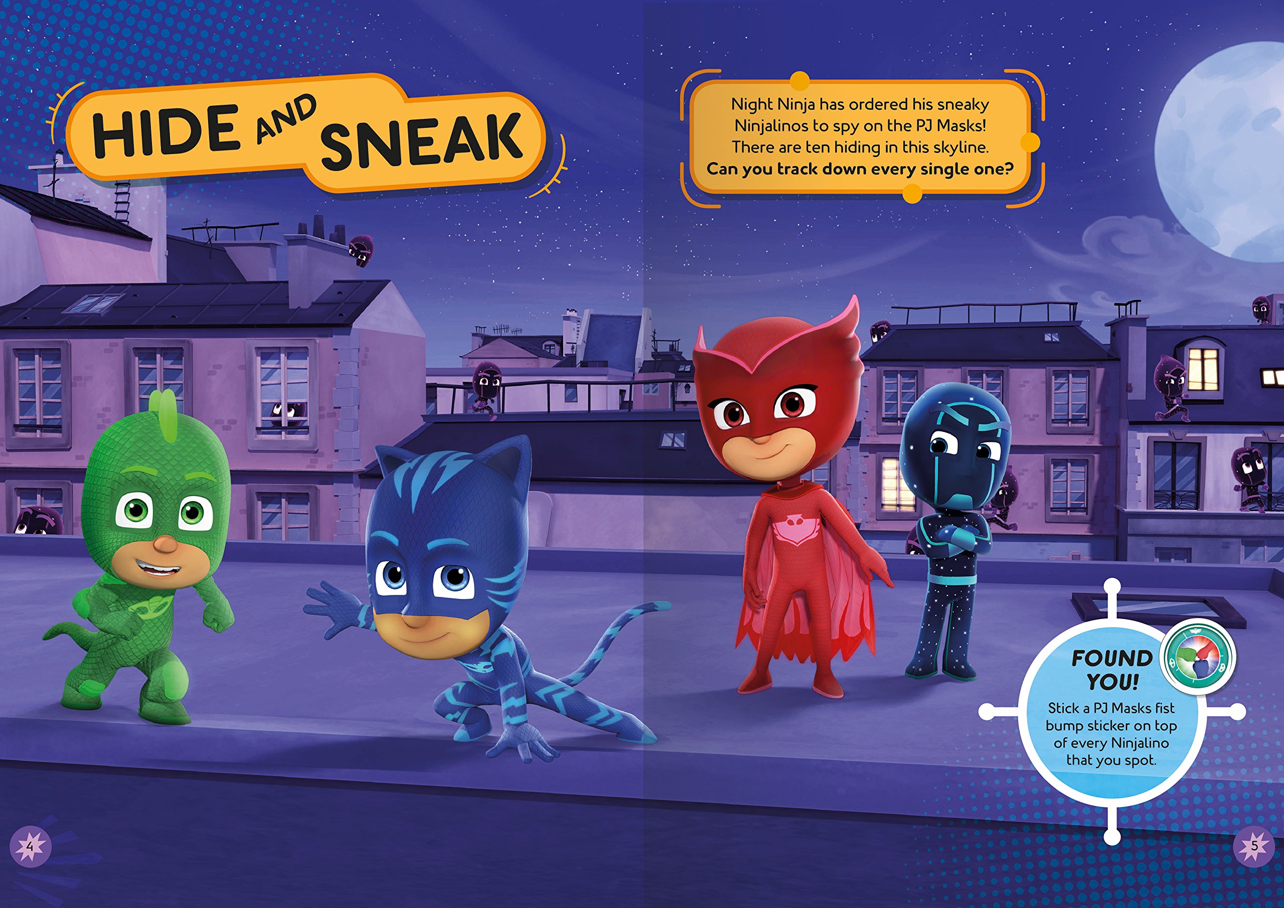 PJ Masks: Meet the PJ Masks!: A PJ Masks sticker book