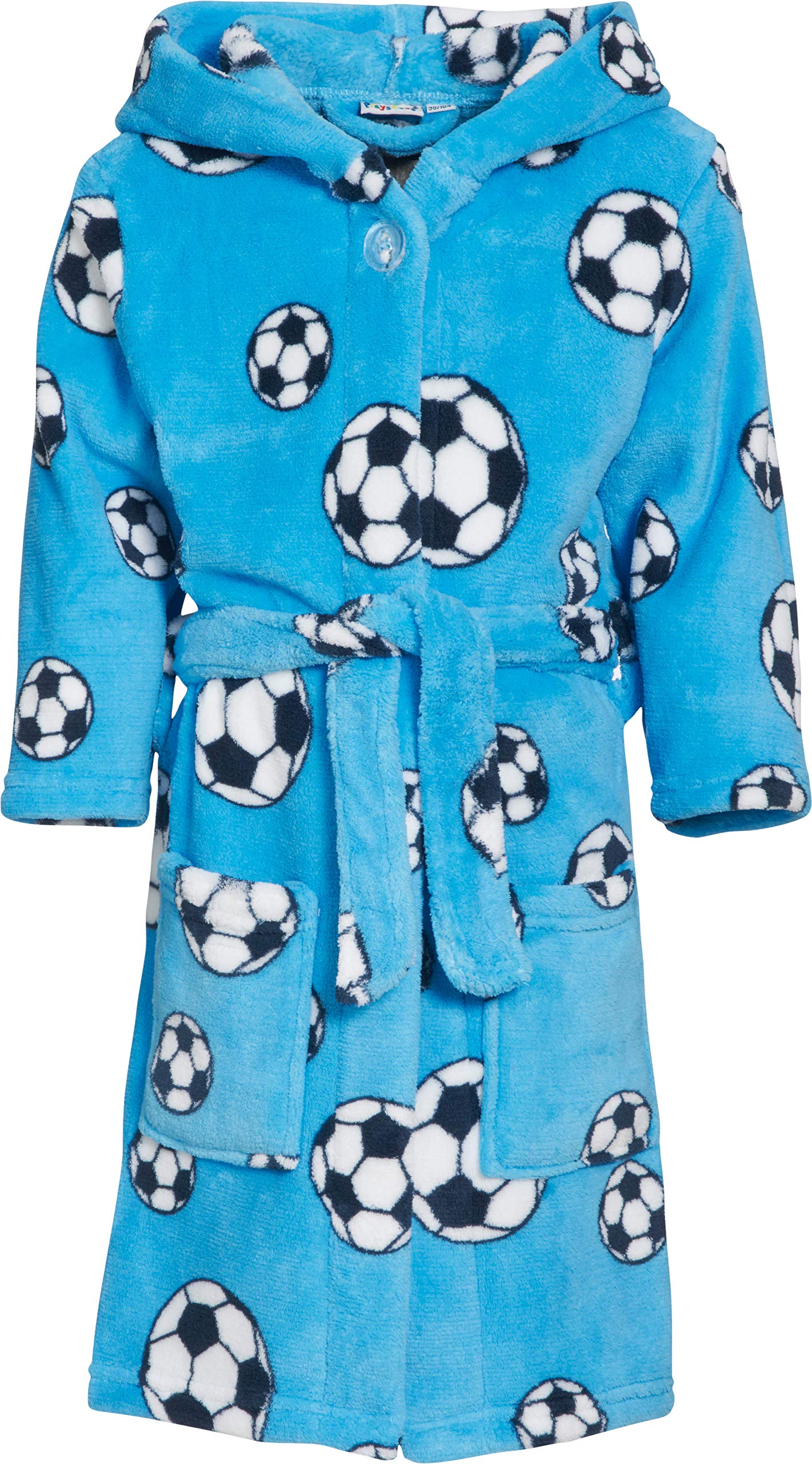 Playshoes Uniseks - Dzieci Szlafrok, Niebieski, 158-164 cm