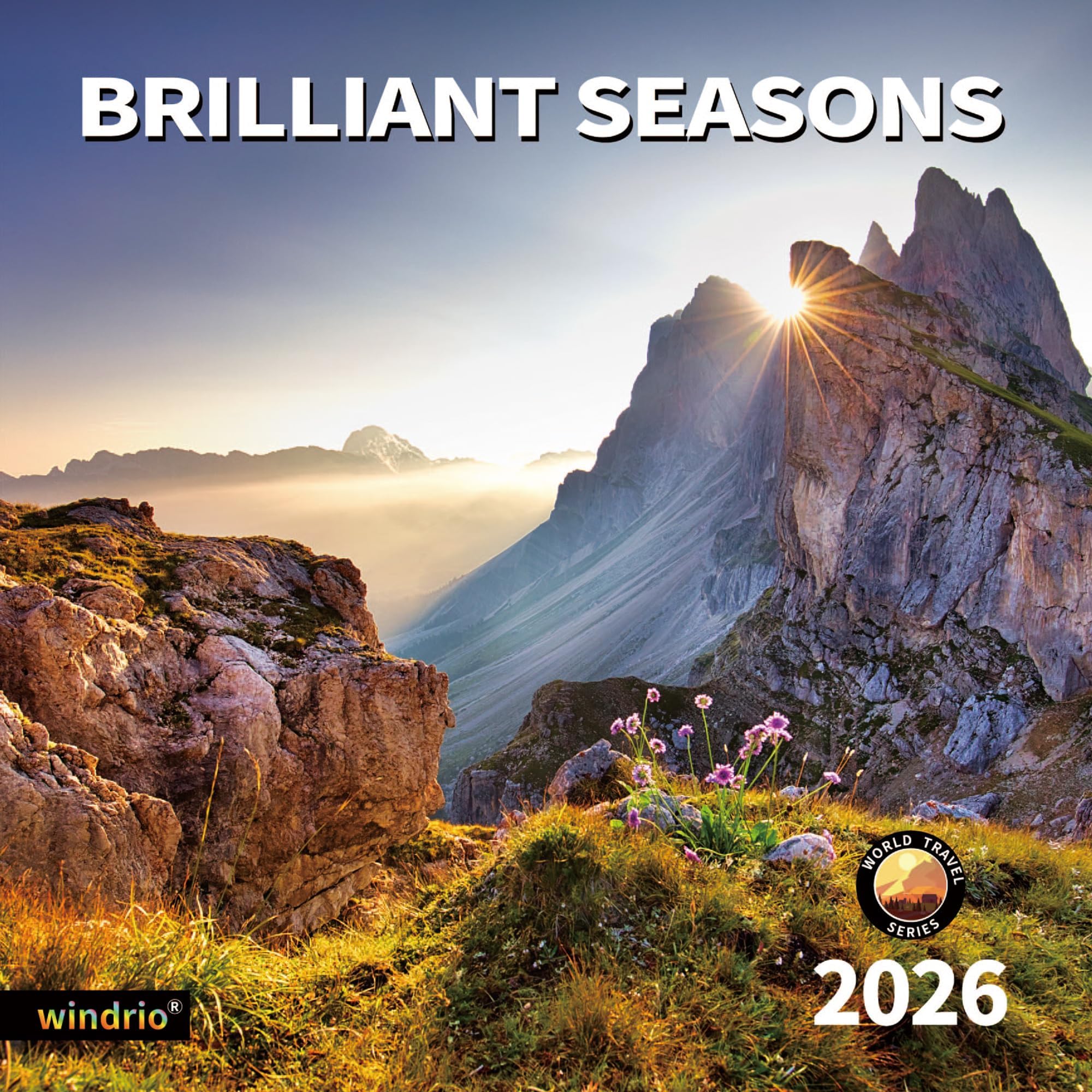 2026 Wall Calendar,Calendar 2026, November 2025 - December 2026, Wall Calendar Brilliant Seasons, 12" x 24" Opened,Full Page Months Thick & Sturdy Paper for Gift Perfect Calendar Organizing & Planning