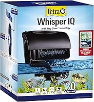 Tetra Whisper IQ 30 Power Filter: Quiet 175 GPH for 30 Gallon Aquariums with Stay Clean Technology