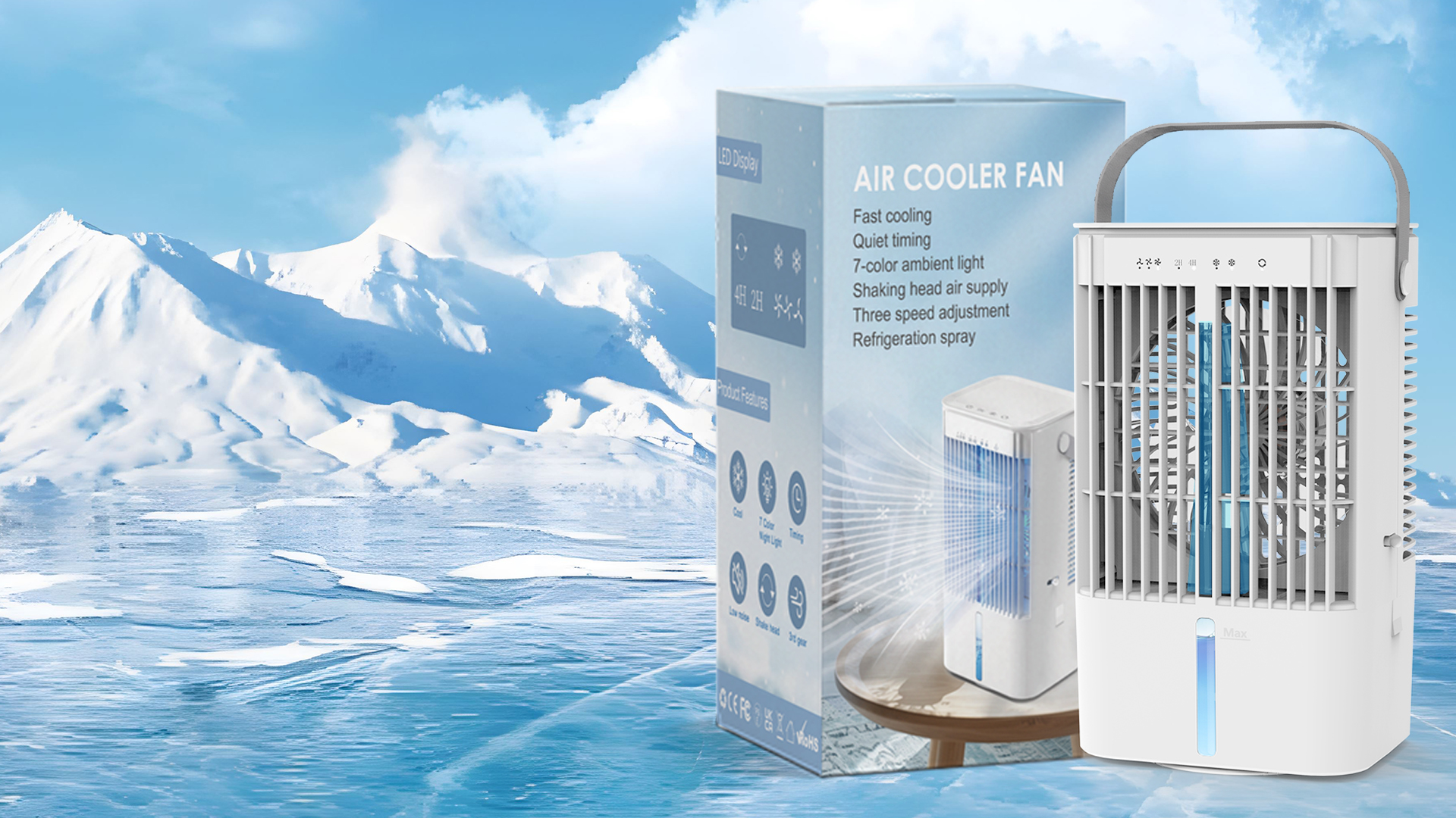 Amazon.com: Portable Air Conditioner, 1200mL Evaporative Air