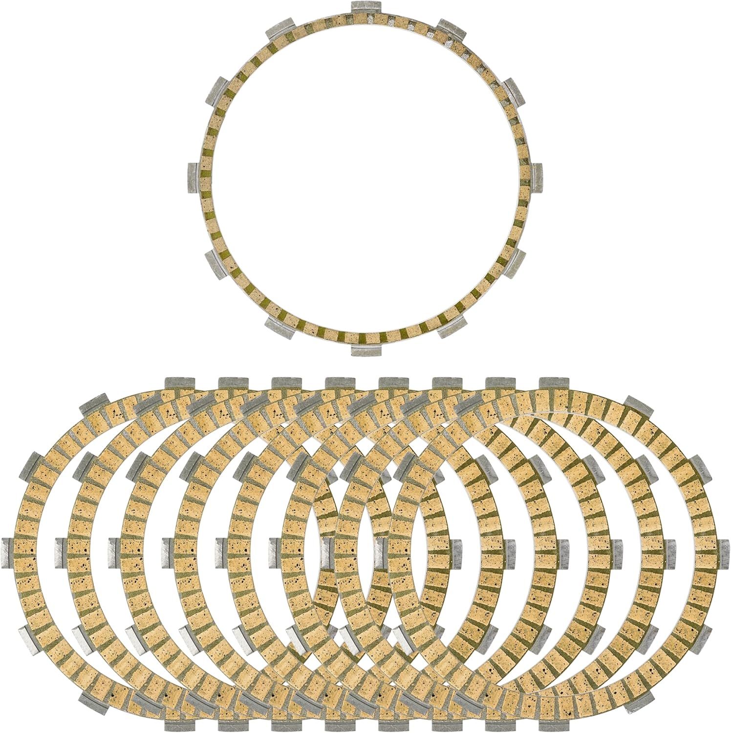 Clutch Friction Plates Kit Compatible with Harley Touring Electra Glide Classic Ultra 1998-2006 / Ultra Classic FLHTCU 1999-2016/37932-98