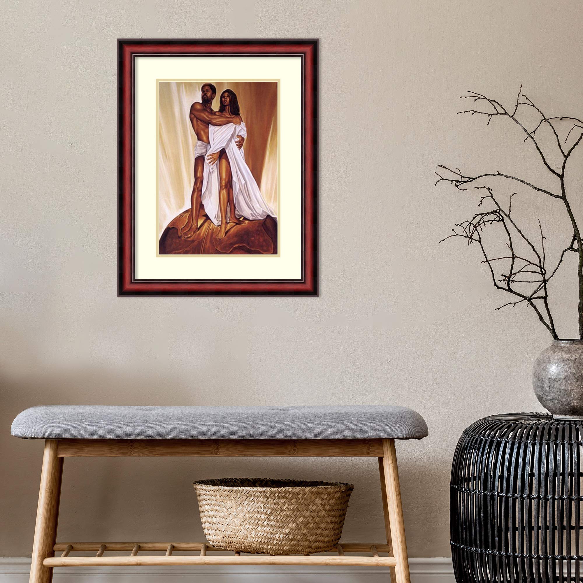 絵画 Love again 5 Crazy Love by Kendall Boggs | Modern Framed Art – Wexel Art