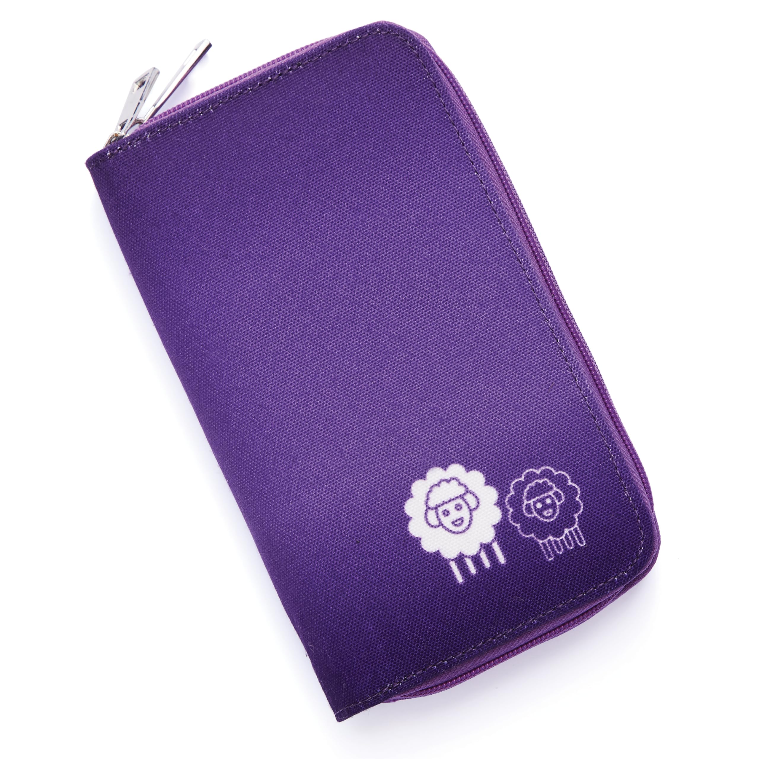 KnitPro Crochet Hooks in Zipper Case, Symfonie Tunisian Afghan Wood Tips - Complete Set (3.5-8mm) with Accessories, 13cm