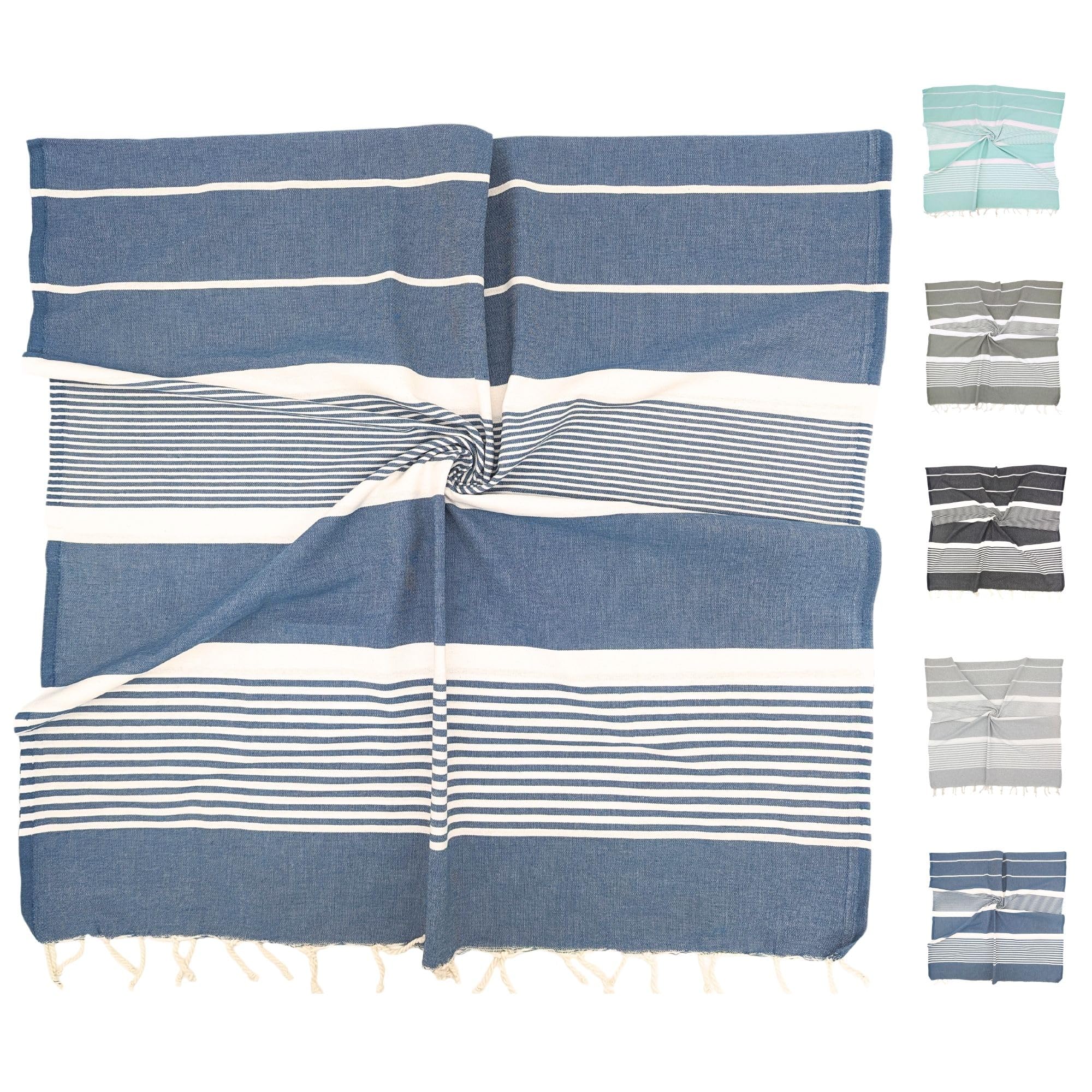 furora HOLIDAY Telo Mare Cotone - Grande 200x100 cm - Ultra Leggero - Asciugatura Rapida | Asciugamano Mare Donna e Uomo: Facile da Pulir - multifunzionale per Spiaggia, Piscina, Viaggio, Outdoor