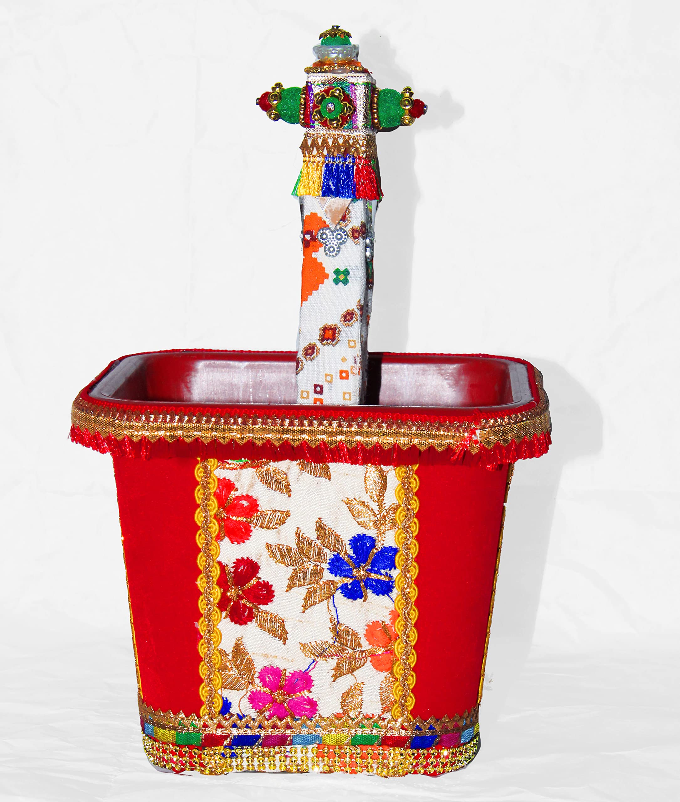 Rectangular Kundi Buy Kundu, Traditional kundu for Gujarati Wedding, Manek stambh ropan ...