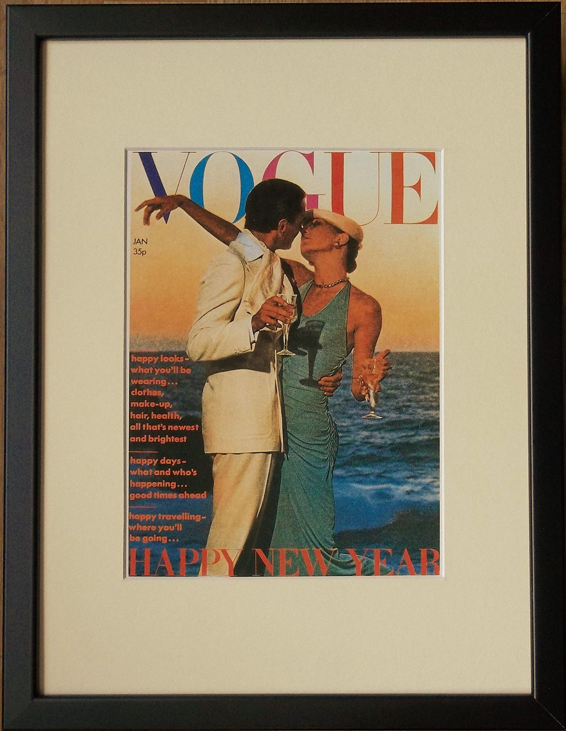 Mounted and framed Vogue Cover, 12''x16'' framed, Vogue wall art