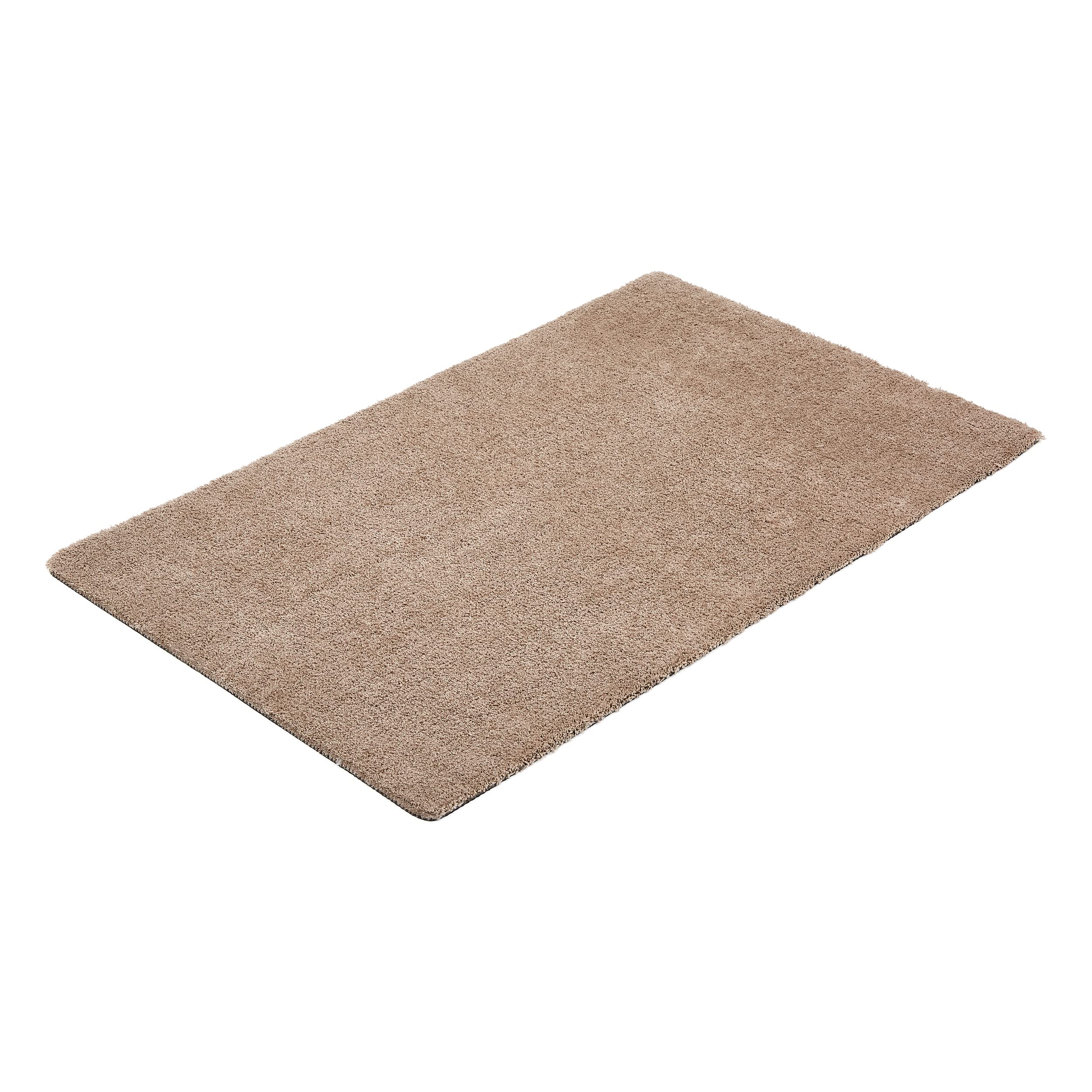Astra Zerbino per interni antiscivolo - tappetino antipolvere lavabile - zerbino per porte senza PVC - zerbino assorbente taupe 60x100 cm