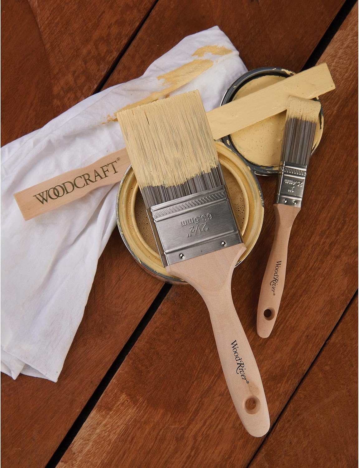 Woodriver SRT Synthetic Bristle Brush Set 6-Piece