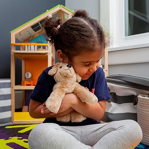 Miniatura 6 de Jolitee Golden Retriever - Animales de peluche suaves para abrazar, 9.5 x 7 pulgadas, el mejor animal de peluche aturdido, animal cachorro para