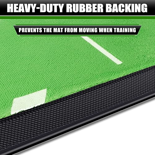 Miniatura 12 de CHAMPKEY Heavy-Duty Golf Hitting Mat - Swing Path Feedback Golf Practice Mat - Ideal for Indoor and Outdoor Training