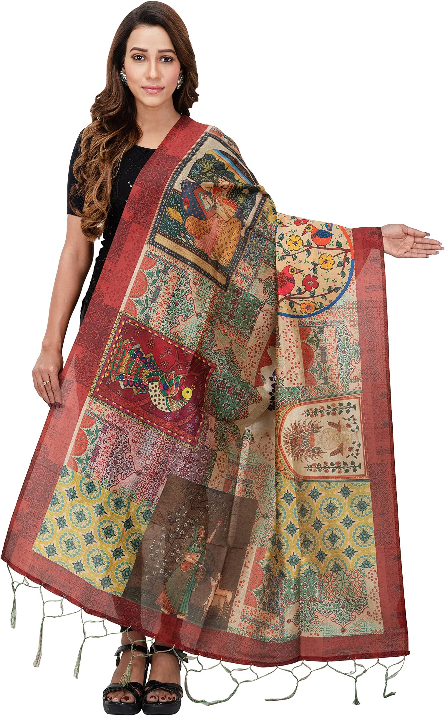 Women's Chanderi Silk Dupatta