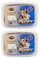 Vista 1 de Achva Halva sin azúcar de sésamo de mármol, 10.58 oz, paquete de 2