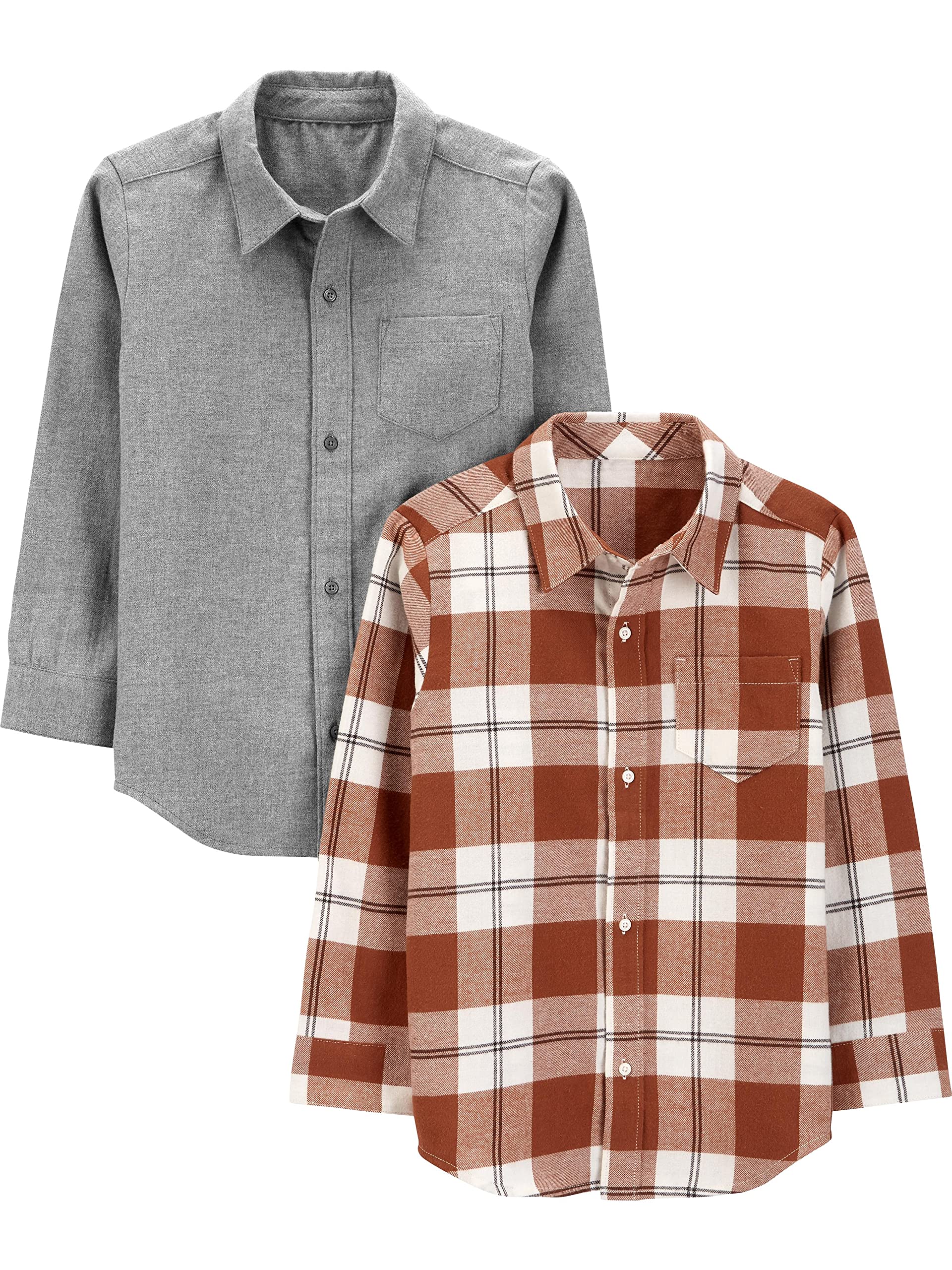 Simple Joys by Carter's Jungen Langärmliges, gewebtes Hemd