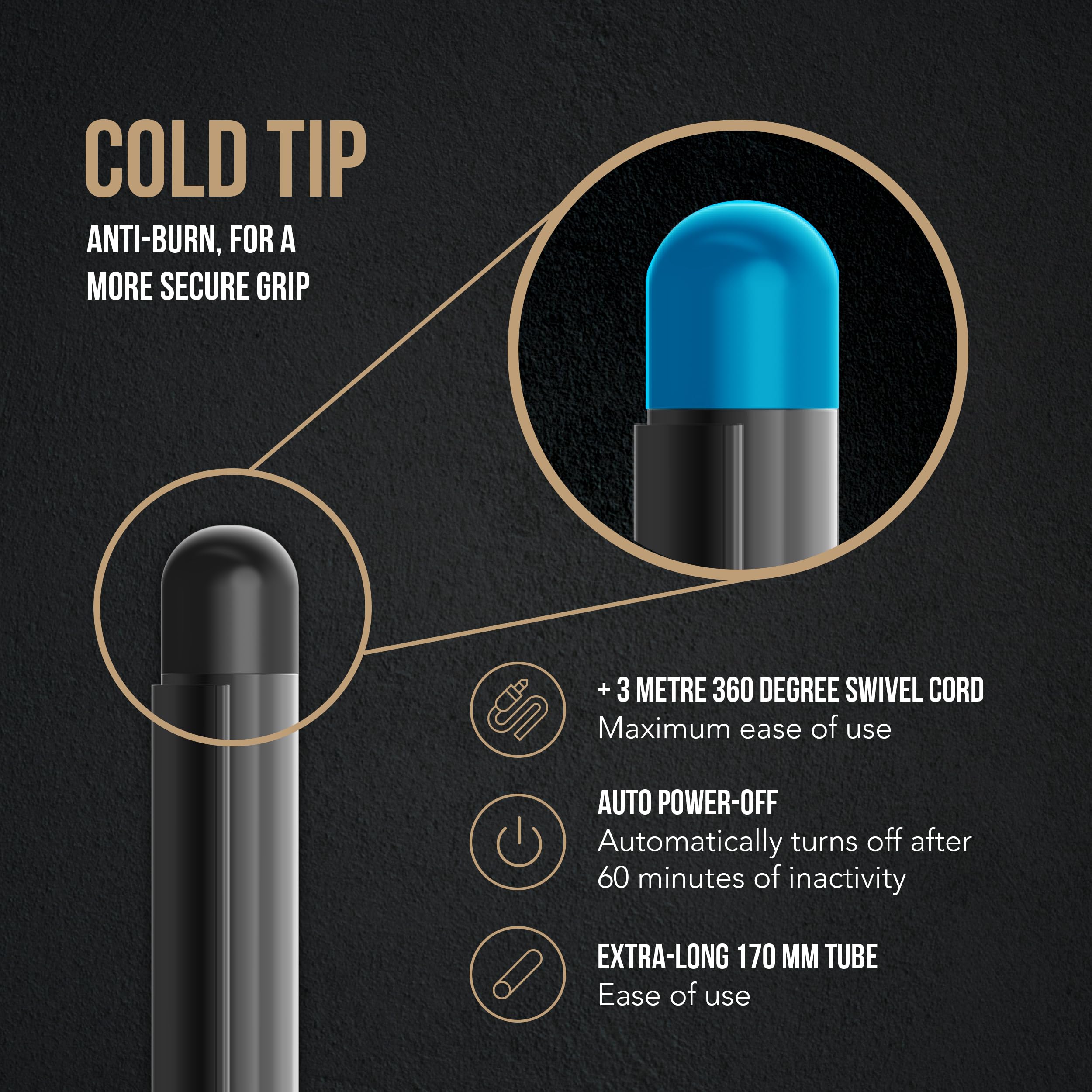 GA.MA Salon Curl Triferro Hair Waver, Silk Chrome Titanium 1" Triple Barrel Deep Waver with Anti-Frizz Coating, Adjustable 285–430° F Styling Tool