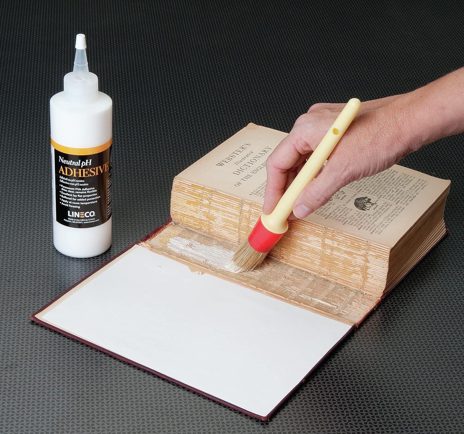 Lineco Neutral pH Adhesive, Acid-Free PVA Formula Water Soluble Dries Clear and Quick Flexible When Dried. 8 Ounces. Ideal For Book Binding and Other Paper Projects. White : Arts, Crafts & Sewing