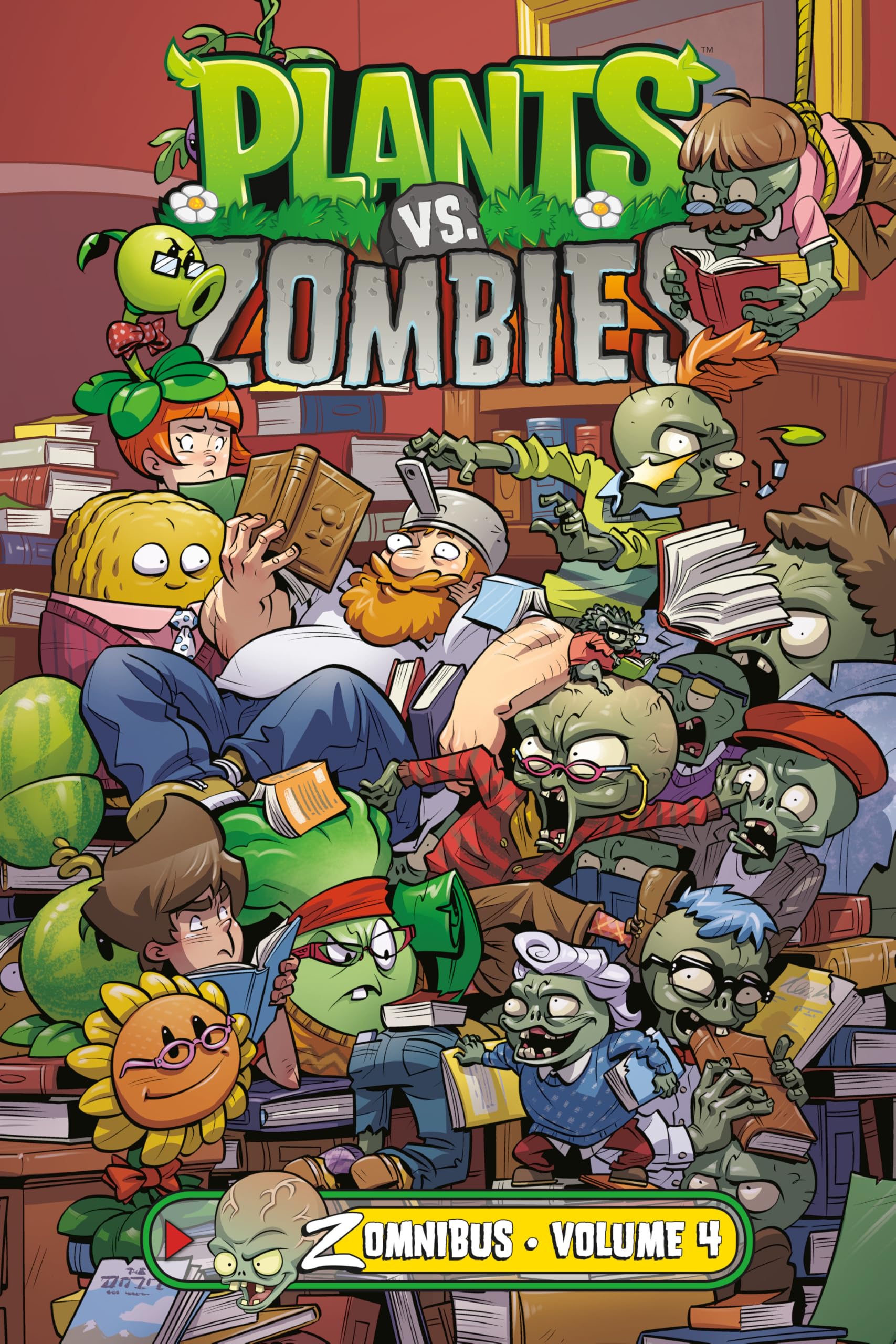 Plants vs. Zombies Zomnibus Volume 4 by Brittney Williams (Hardback Book)