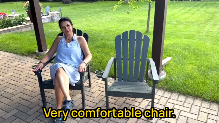 Amazon.com : THOEOE Stackable Adirondack Chair Set of 2, HDPE All