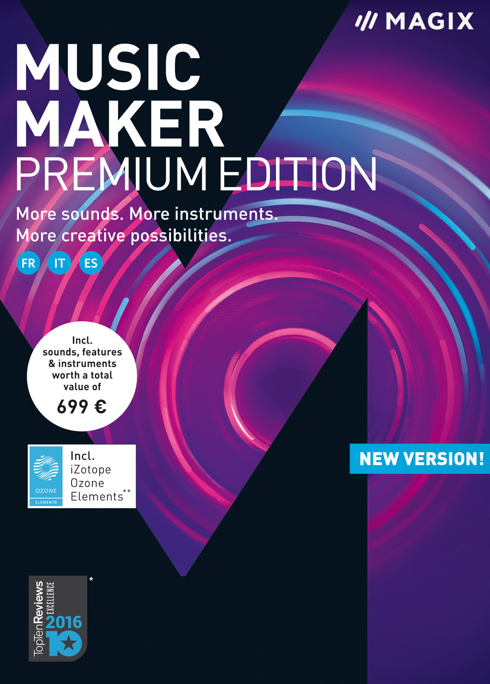 MAGIX Music Maker – Premium Edition 2018 – encore plus de sons, d'instruments et de possibilités [Téléchargement]