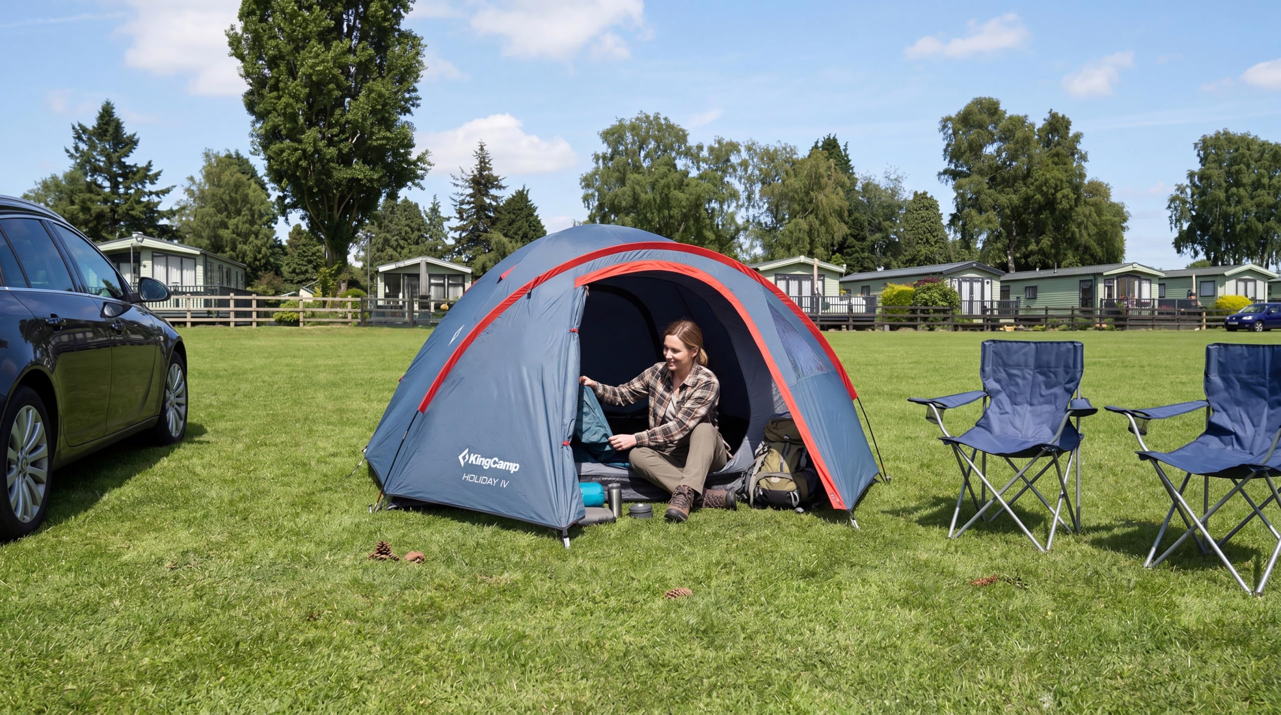 KingCamp Tenda Campeggio 2 posti/3 posti Leggera Tenda da Campeggio Portable Durable Breathable per 2/3 Persone per Campeggio Escursioni Arrampicata