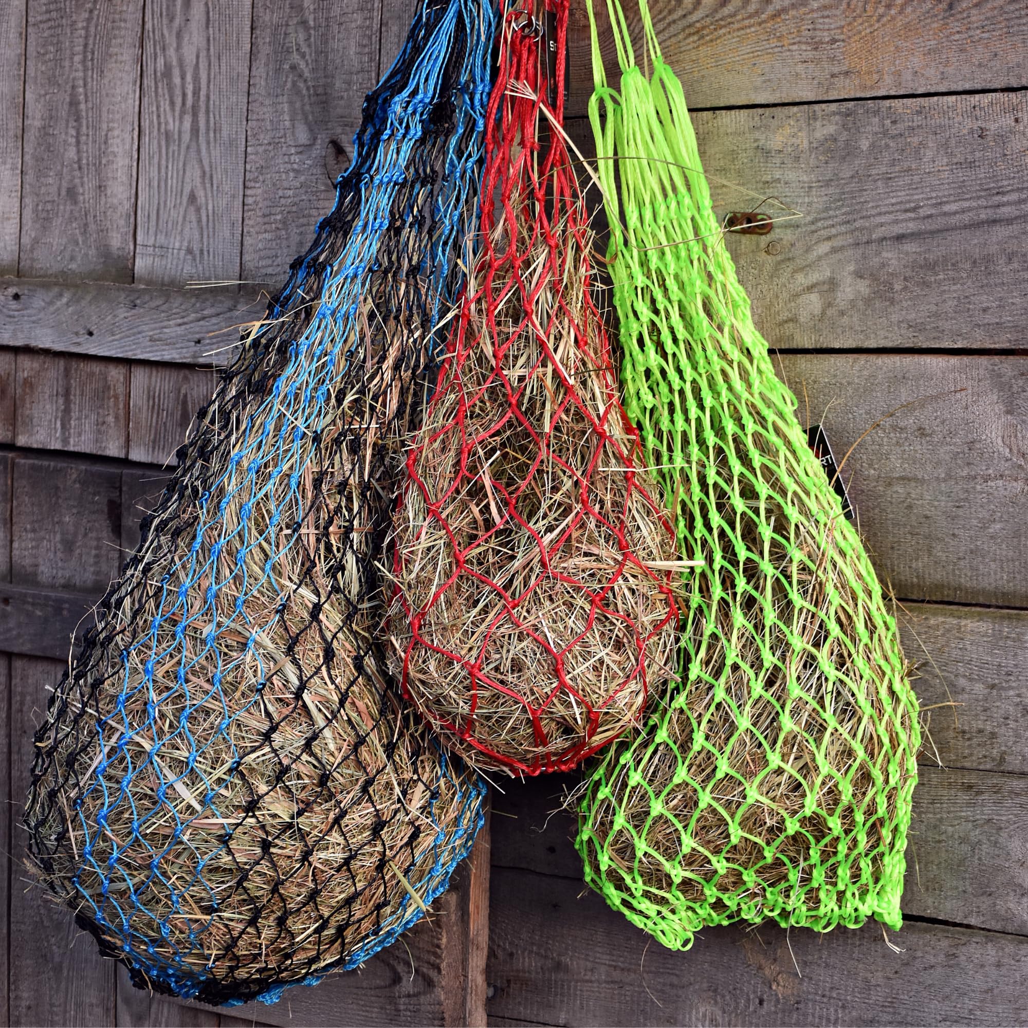 Rete per fieno in nylon intrecciato per tutto il giorno per cavalli e pecore che mangiano