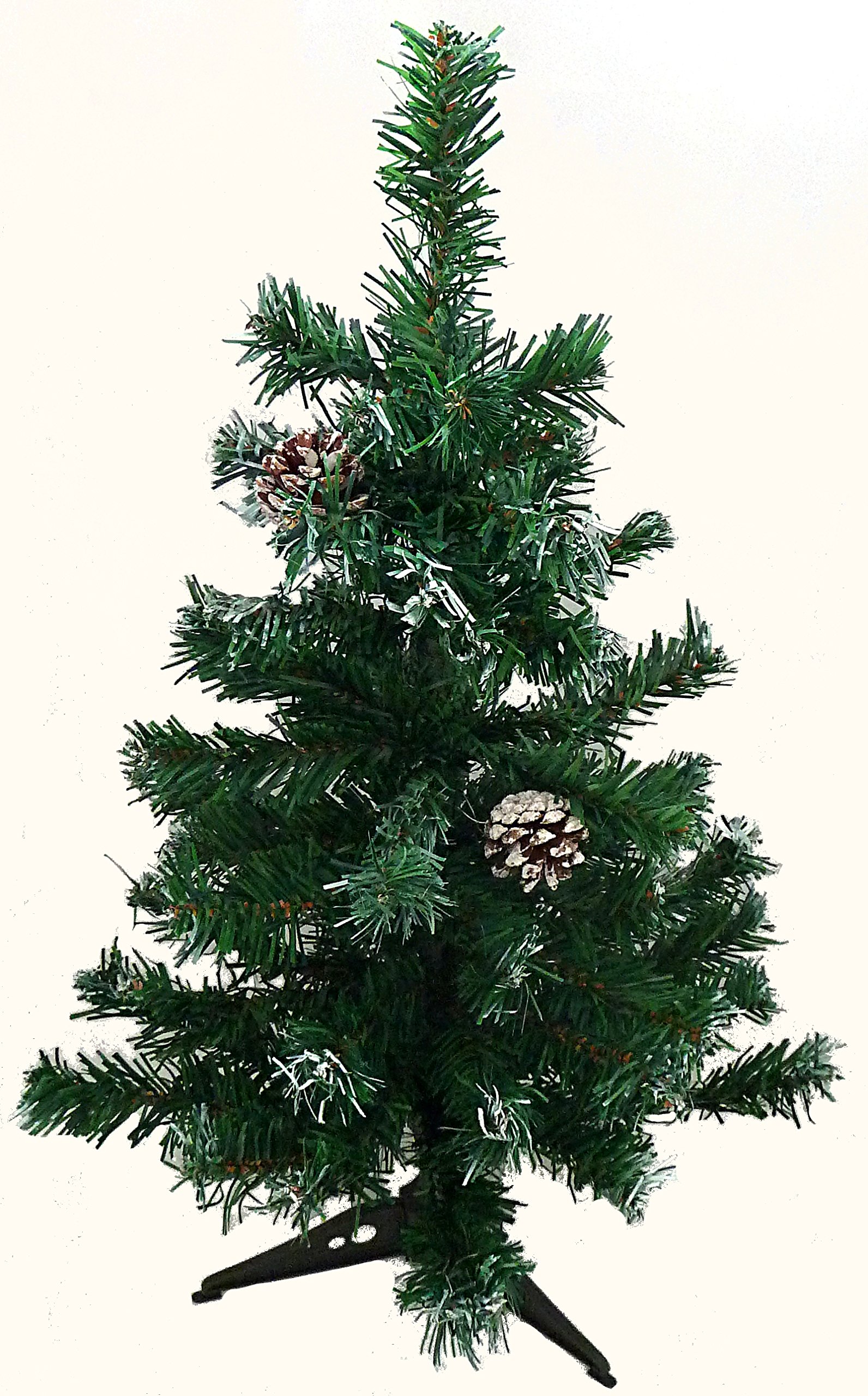 2FT Christmas Tree Green with snow and pine cone