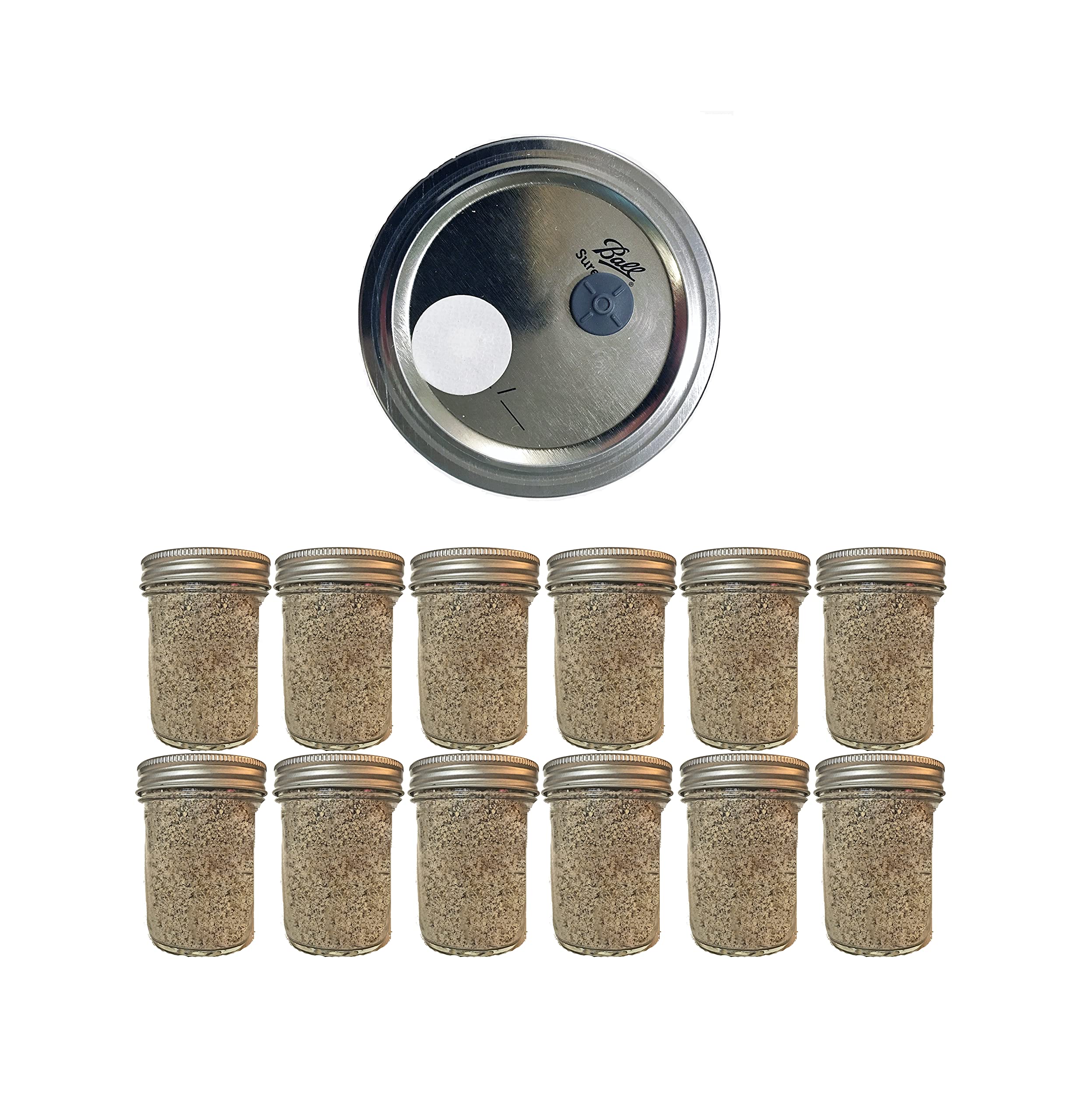 Shroomability BRF Jars Mushroom Substrate Organic 12 Jars (1P1F)