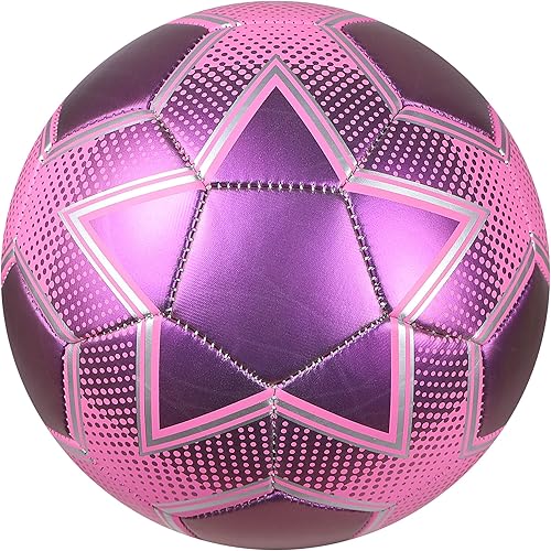 Miniatura 2 de Balón de fútbol Runleaps tamaño 1.5 y tamaño 3 y tamaño 4 y tamaño 5 para niños y adultos, pelotas de juguete con patrón de estrellas de tamaño