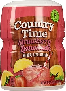 Country Time Strawberry Lemonade Drink Mix, 18 Ounce
