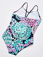 Vista 4 de Kanu Surf Bañador deportivo de una pieza Daisy Beach para niñas