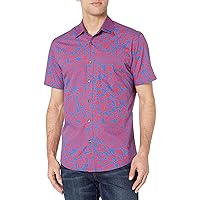 Amazon Essentials Camicia in Popeline a Maniche Corte Regular Fit Uomo