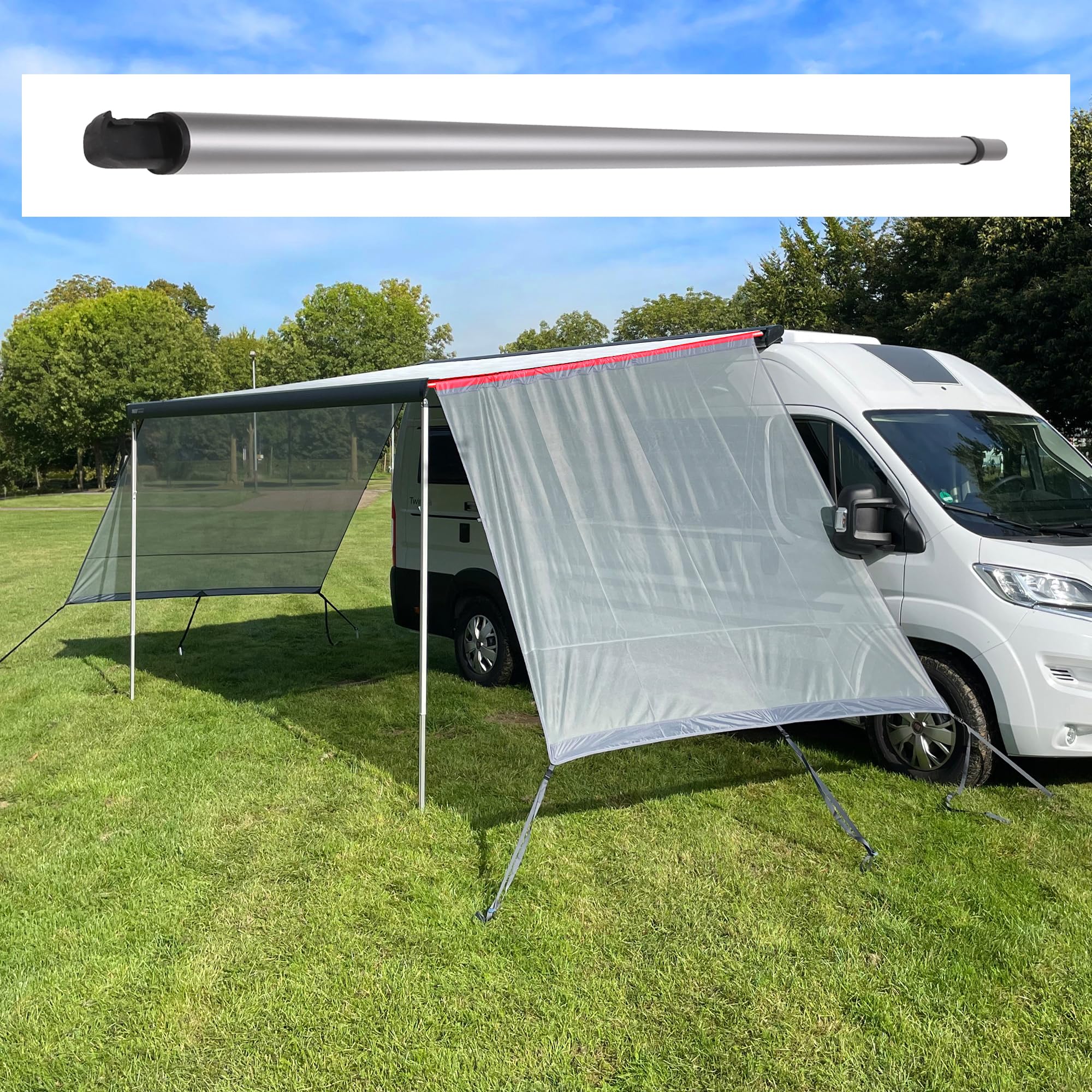 your GEAR Rafter Pole to 1200 - Rafterstange, Spannstange, Markisenstange, passend für Thule Omnistor 1200