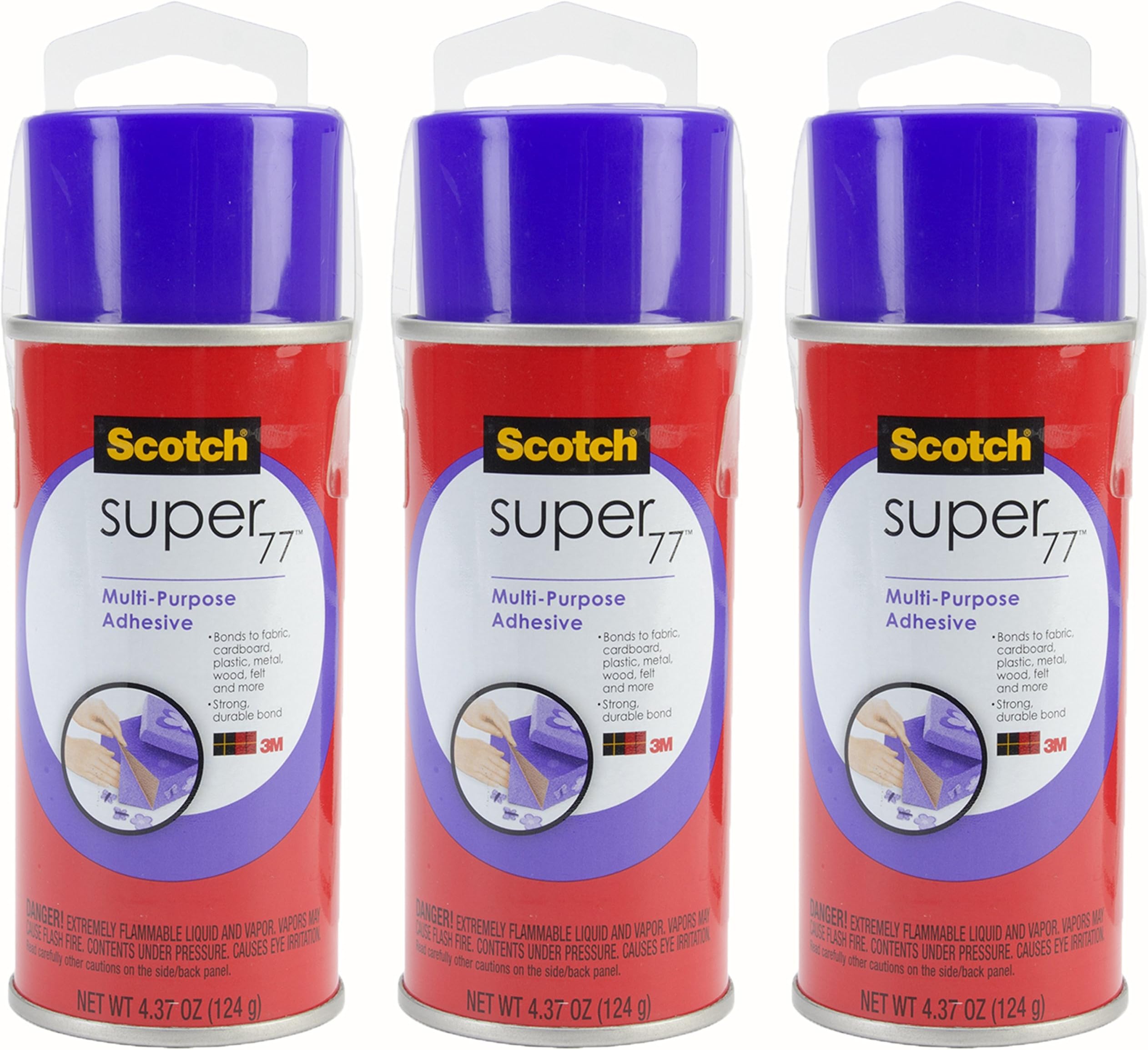 Scotch Super 77 Multipurpose Spray Adhesive-4.37oz