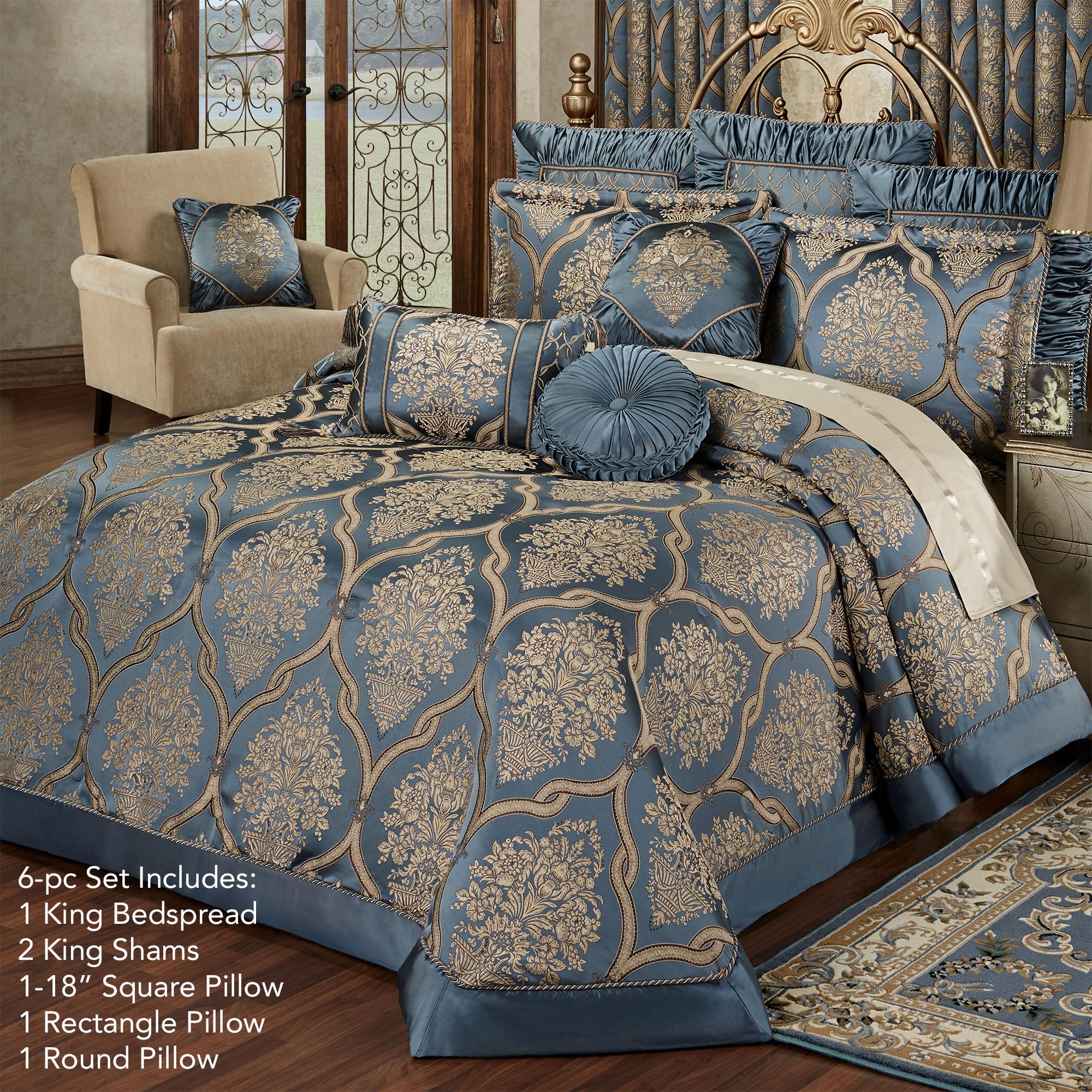 Amazon.com: J. Queen New York Luxurious Castleton Bedding