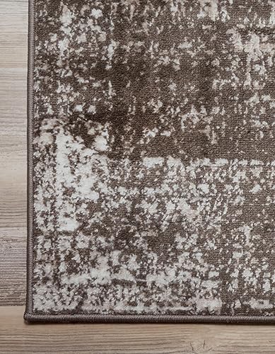 Miniatura 8 de Unique Loom Sofia Collection - Alfombra Casino (rectangular de 9 x 12 pies, color marrónmarfil)