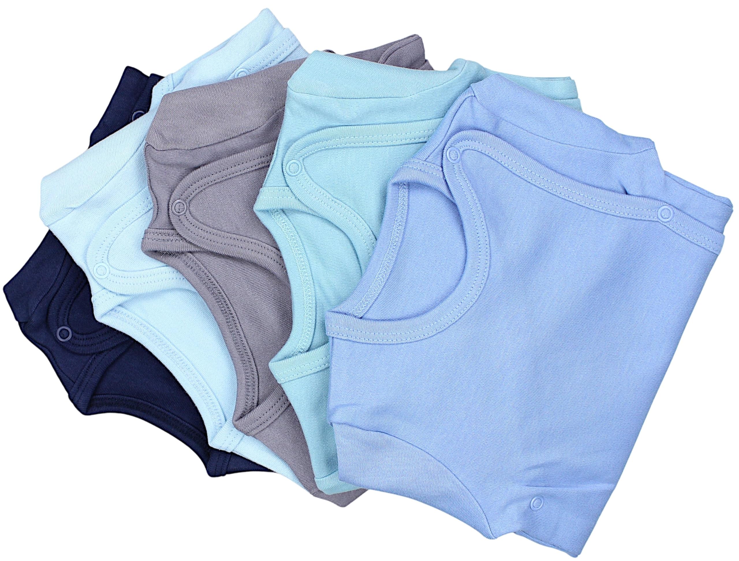 TupTam Body Bebé Niño – Pack de 5 Bodies Wrap de Algodón – Certificados OEKO-TEX