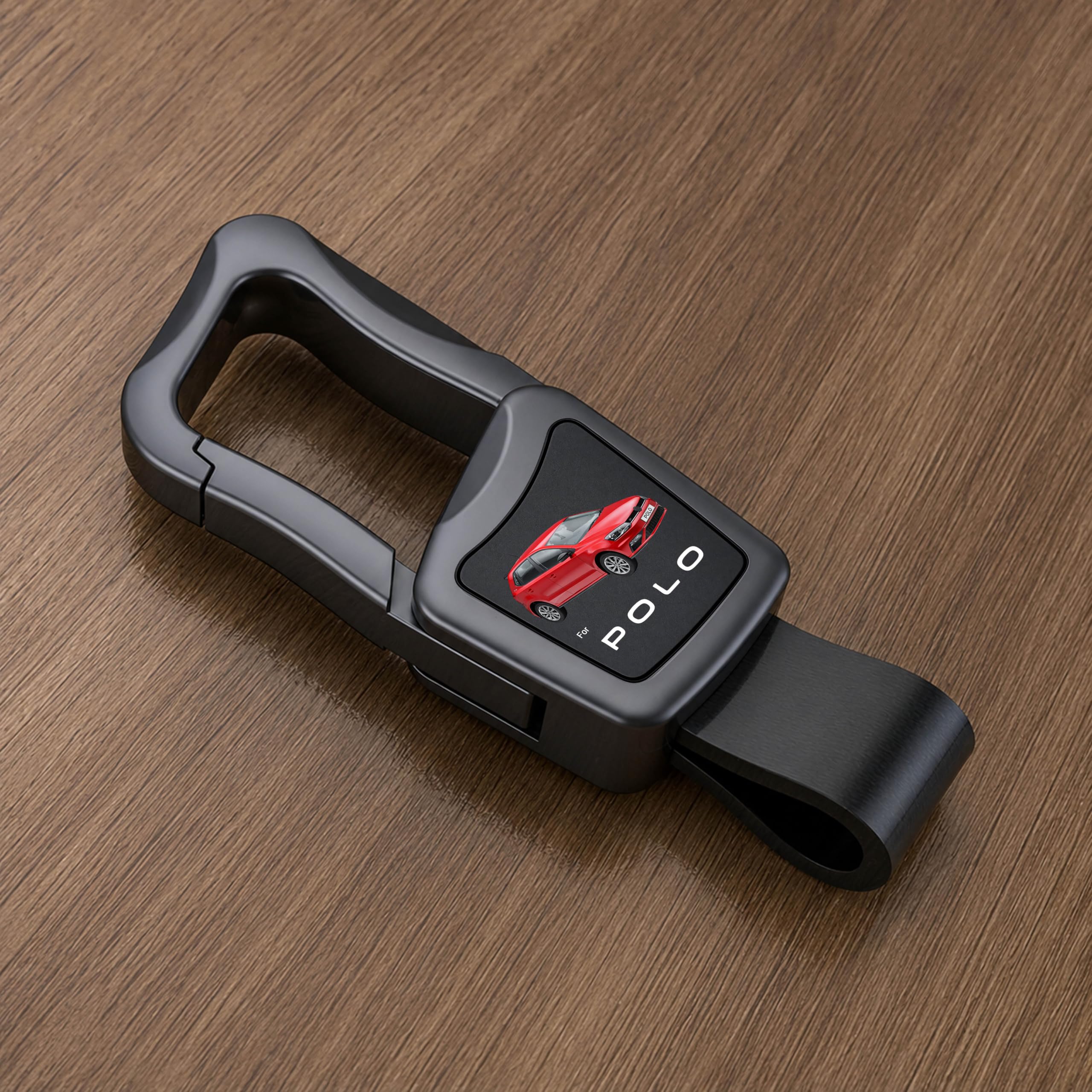 Premium Metal Keychain- Compatible for Volkswagen | Premium Metal | Leather Strap | Car Logo | Heavy Duty | Gift Ready | Stylish Design| Black-picture-11