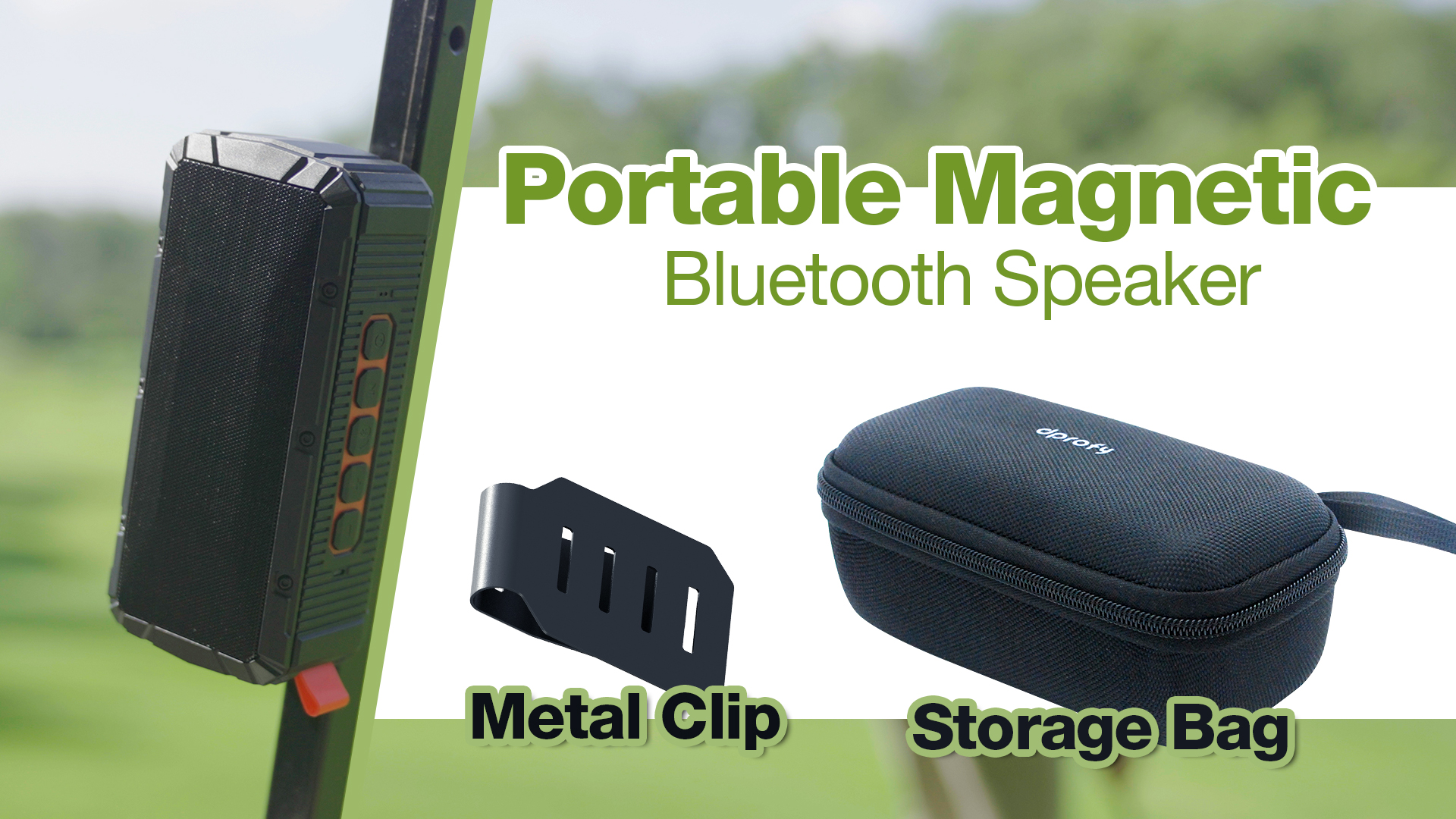 Amazon.com: Pro Portable Magnetic Bluetooth Speaker - Wireless