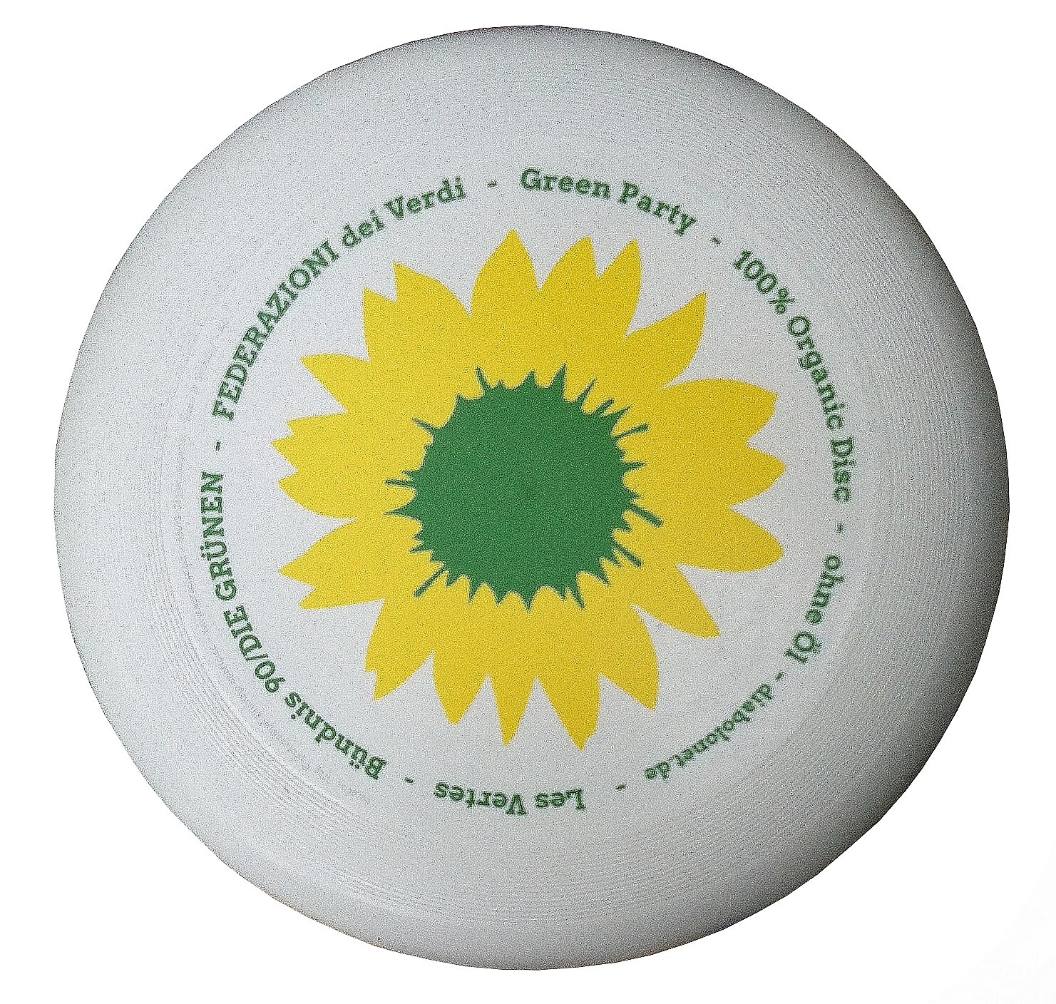 EuroDisc Ultimate Frisbee Compition Disc "DIE GRÜNEN", leci prosto i stabilnie ponad 100 metrów