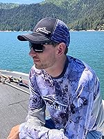 Vista 6 de Fishoholic Gorra de pesca de béisbol Snapback - Malla de camionero de pesca regalo para papá padre