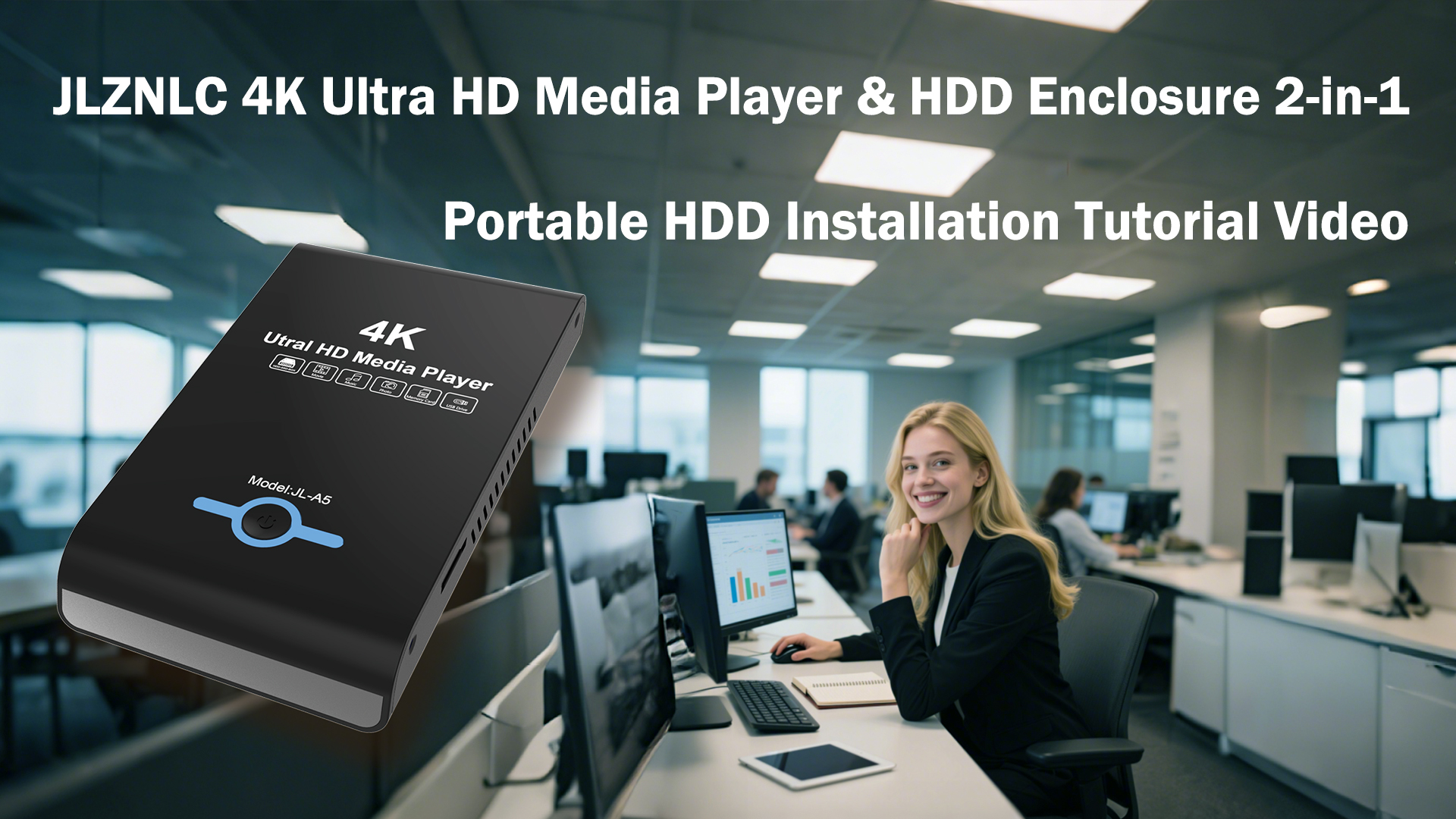 Amazon.com: 4K Ultra HD Media Player 2-in-1 HDD Enclosure for USB