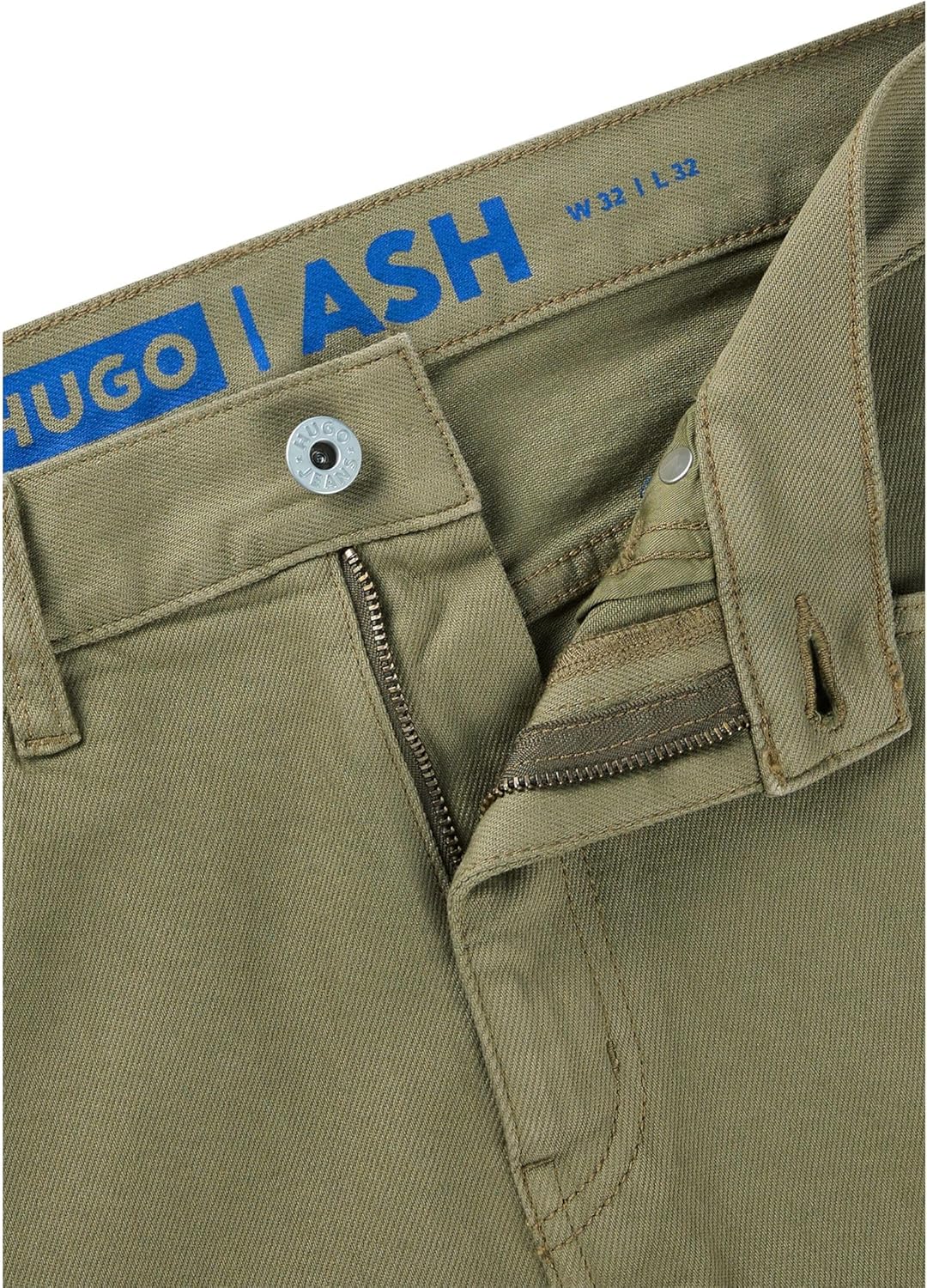 Ash Slim Fit Jeans, Pewter Green, 3232