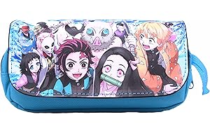 Demon Slayer: Kimetsu no Yaiba Pencil Pouch A: The Ultimate Back-to-School Companion for Anime Enthusiasts
