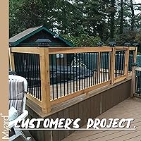 Vista 8 de Myard - Balaustres de aluminio para barandillas de terraza, porche, cerca