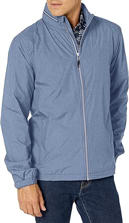 Veste Coupe-vent Cutter & Buck, Homme, Taille M, Beige, Imperméable Légère