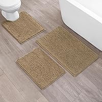 Vista 61 de Resort Collection - Tapete de baño de chenilla, 21 x 34 pulgadas, lino